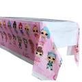 LOL SURPRISE THEME TABLECOVER FOR 6 SEATER TABLECLOTH ( 108 CM X 180 CM ). 