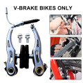 Mountain Bike Linear V-Brake Set Front and Rear Bike Brakes Set Universal Bike Brakes Mountain Bike Replacements for Most Bicycles and 2 Pieces Mountain Bike Brake Cables and brake Levers. 