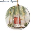 Christmas Wall Decor Adorable Cartoon Rat Christmas Tree Ornament Festive Red Jacket Hanging Decoration for Home Car Cute Holiday Decor for Holiday Window Decoration. 