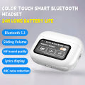 INNOVAT® A9 pro Touch Screen ANC Wireless Headset TWS Noise Cancelling Earbud Bluetooth Headphone 5.3 Support APP Long Battery life. 