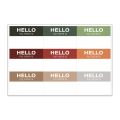 Hello My Name is Tag Stickers Labels for Stationery Books Notebooks Pencils 45PC Y98A. 