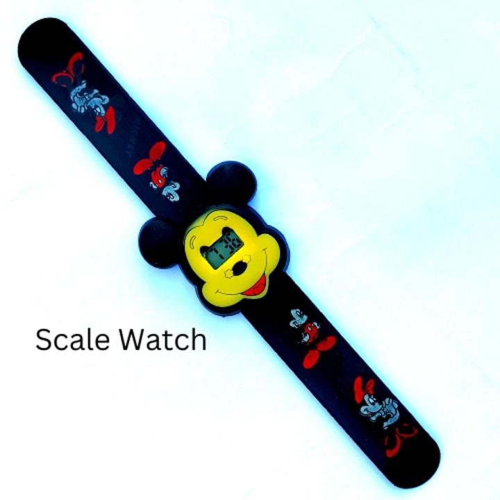 Kids Character Spiderman Watch Digital Scale Strip Watch For Kids- Boys & Girls