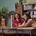 Hasbro Gaming Classic Authentic Jenga Game with Genuine Hardwood Blocks, Family Stacking Tower Board Game for 1 or More Players. 
