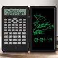 Scientific Calculators, 12-Digit LCD Display with Erasable Writing Tablet Foldable for Home School Meeting and Study B. 