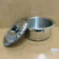 Alpha Stainless Steel Glory Casserole Sets | Stainless Steel Cooking Pots with Encapsulated Bottom (Double Base For Cooking Purpose). 