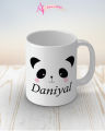 Daniyal name panda mug. 