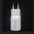 Tecno Fast Charger 18W Adapter with Data Cable TypeC USB Fast Charging for All Tecno Mobile Smart Phones. 