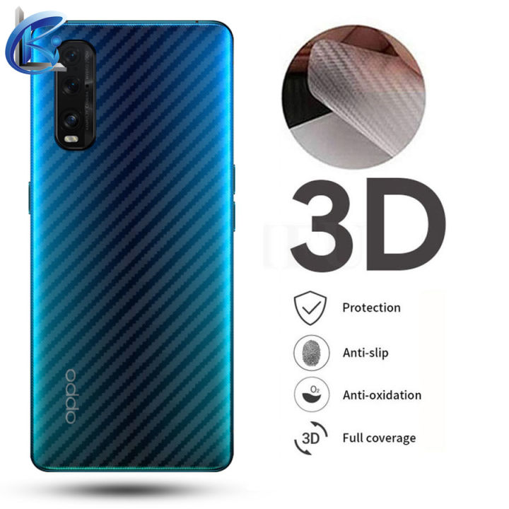 5Pcs/lot 3D Guard Carbon Fiber Screen Protector For OPPO A3S A5S A7 A9 A15 A15S F11 Realme c3 3 5 6 Pro A5 A9 2020 Back Full Cover Film Realme 6 X2 Pro XT