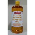 Pure Yellow Mustard Oil 500 ml (peeli sarson ka tail) 500 ml. 