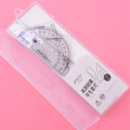 4 in 1 Multipurpose Geometry Set Scale ruler D Protector and set Square Best Quality Drafting Tools Math Geometry Tools Math Ruler for Students , Geometry box For Girls and Boys Buy2Enjoy. 