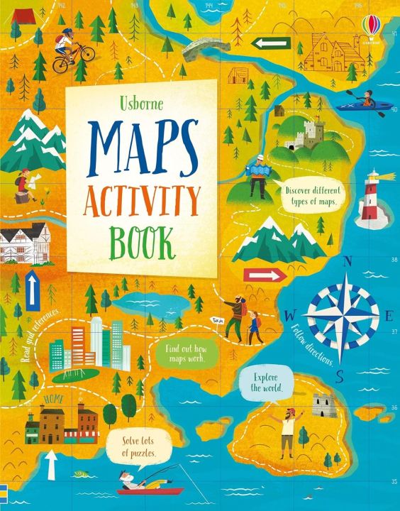 Usborne Maps Activity Book Paperback
