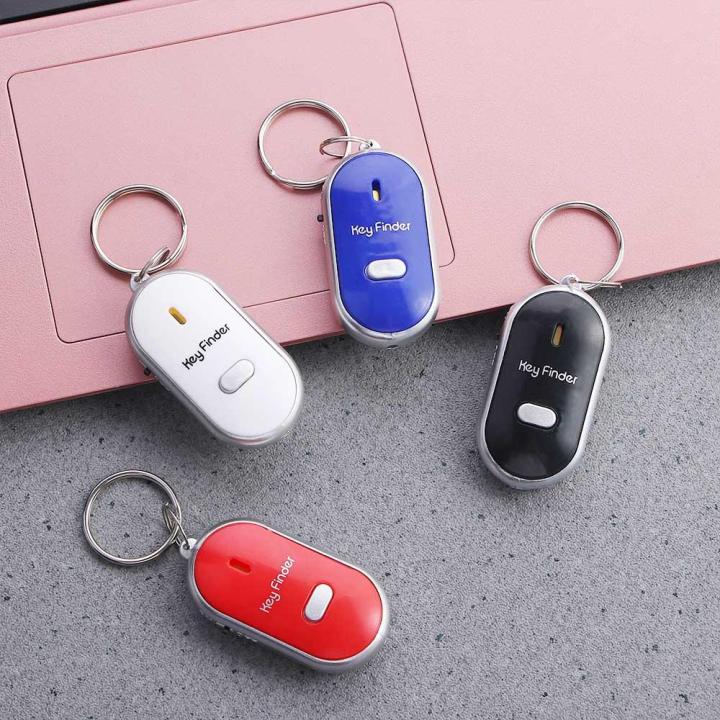 Mini Key Chain Beep Smart Beeping Key Locator Pet Tracker Keychain Whistle Sensors ...
