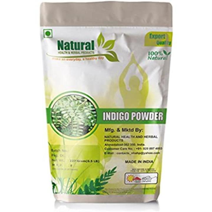 Natural Health And Herbal Products Pure & Natural Indigo Powder | Indigofera tinctoria Neel Powder For Natural Hair Colorant Black/Brown Hair Color - 150 Gram (Pack of 1)