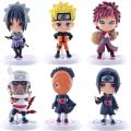 6 PCS naruto Anime Figurine Toys Japan Anime Naruto Figure PVC Action Figure Model Doll Figure Toys Collection Doll Toys Naruto Uzumaki Model Toys sasuke uchiha itachi naruto anime character anime. 