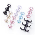 3-hole Loose Leaf Binders DIY Combs 5 Colors Book Rings Snap Translucent Binding Spines for Diary Scrapbooking School Supply. 