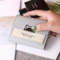 Women Wallet Small Cat Ear Wallet Cute Mini Wallet Unique Design Purse Ladies Contrasting Metal Buckle Wallet. 
