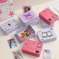 Tinplate Storage Box Cartoon Bear Photocards Small Card Tin Storage Box Cans Coin Earrings Headphones Case Jewelry Collect Boxes. 