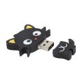 PC Flash Drive Practical Cute Cartoon Design Reliability Laptop Cat Shape for Data Storage Transmission. 