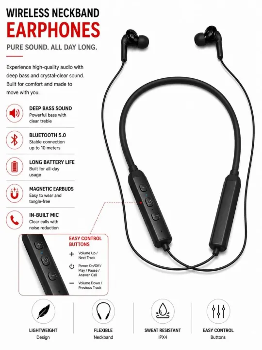 P47%20On-Ear%20Wireless%20Headphones%20-%20Dynamic%20Plastic%20Mobile%20Earphones%20with%20Microphone%20and%20Noise%20Isolation%20-%20Image%203