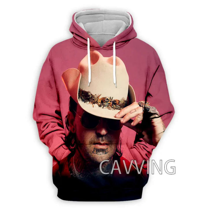 New Fashion Hot Rapper Yelawolf 3D Printed Clothes Streetwear Men Hoodies Sweatshirt Fashion Hooded Long Sleeve Pullover Tops