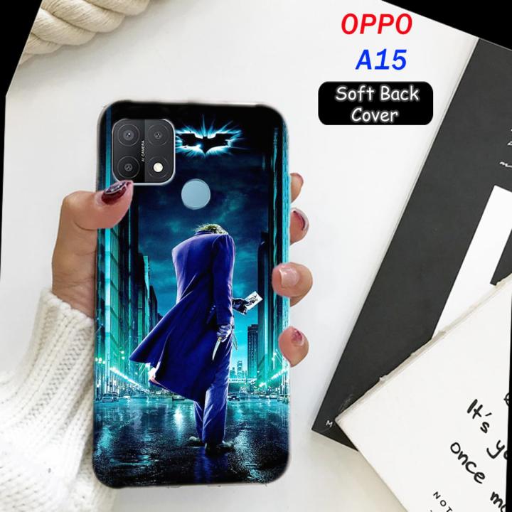 Oppo A15 Back Case  - The Joker Soft Case Cover
