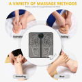 Ems Foot Massager - Electric Foot Massager Mat Fo - Muscle Stimulation Foot Massager Pad - Folding Portable Foot Massage Machine - USB Rechargeable Instant Relief Portable Feet Massager. 