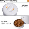 WOPET Automatic Cat Feeder,4L WiFi Pet Food Dispenser for Cats and Dogs with Stainless Steel Food Bowl, APP Control and Portion Control, Up to 15 Meals per Day,Low Food Alarm and Voice Recorder. 