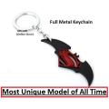 DC Batman Vs Superman Large Metal Car Keychain - Batman & Super man logo Car Key chain. 