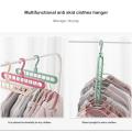 9 hole folding hanger plastic body. 