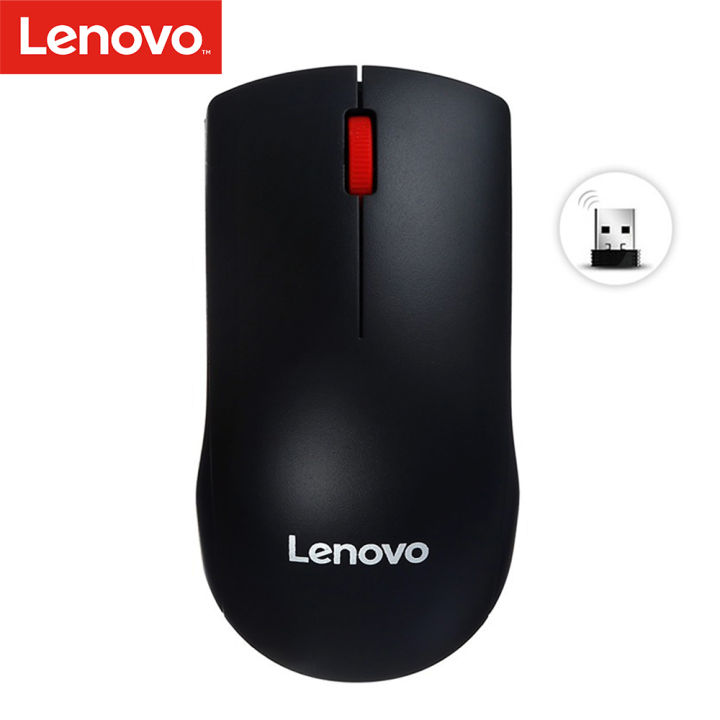 Lenovo M120 Pro Wireless Mouse 2.4GHz Laptop Mouse with USB Receiver Lightweight Ergonomic Optical Wireless Mouse Computer Mice for Laptop PC Computer Mac Office/Home use