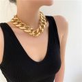 Cweel Necklace For Women Chains On The Neck Punk Statement Goth African Gold Color Boho Accessories Party. 