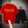 Round Neck T Shirt And Shorts For Men's With Top Imported Quality Of Summer Collection 2023. 