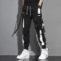 High Waist Men's Trousers Comfortable Breathable Hop Cargo Pants Polyester Sweatpants for Daily Wear Urban Fashion Dance Apparel Youth Clothing Street Dancing. 