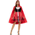 Little Red Riding Hood Adult size Dress Costume For Halloween Parties... 