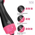 3-in-1 Hair Dryer Brush - One Step Hot Air Brush for Women - Hair Straightener, Curler & Volumizer | Ionic Blow Dryer & Hot Air Brush for Women | Best Hair Styling Tool in Pakistan - Hair Straightener Comb for Drying - Hair Dryer Styler by Momo & Meshi. 