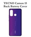 Tecno Camon 15 Back Battery Cover Rear Door Housing Case , Back Panel for Tecno Camon 15. 