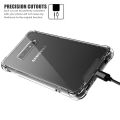 Samsung Galaxy S10 Plus  Anti-Shock Air Cushions Drop Resistance Transparent TPU Case Silicone Back Cover. 