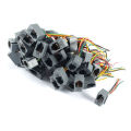 Connector Adapter -50 x 4P4C RJ9 Telephone Cable-Gray. 