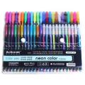 ZUIXUA 48 Gel Pens set, Color gel pens Glitter Metallic pens Good gift For Coloring, Kids, Sketching, Painting, Drawing. 