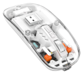 Compro™ 3 Modes Wireless Transparent 2.4G Mouse. 