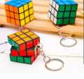 Pack of 2 Rubik Cube Puzzle Keychain | Pocket Magic Cube | Pocket Puzzle 3x3. 