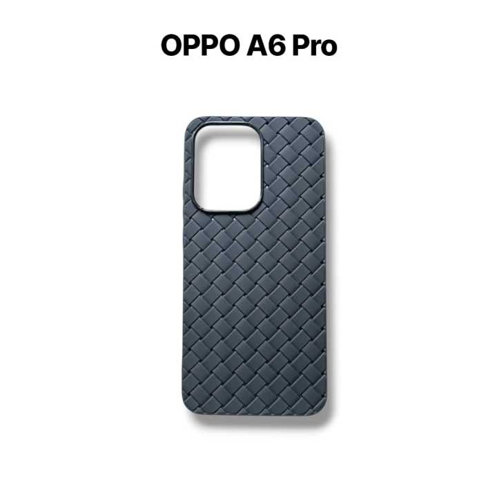 OPPO%20A6%20Pro%204G%20Back%20Cover%20Premium%20Soft%20Matt%20Woven%20Design%20Protection%20Phone%20Case%20for%20OPPO%20A6%20Pro%204G%20-%20Image%203