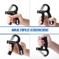 Histro Pack of 2 Hand Grip Strengthener counting Adjustable Resistance 10-130 Lbs Forearm 5 to 60kgs Hand Grip Strengthener Adjustable Resistance 22-130 Lbs (10-60kg) - Fitness Equipment Spring Loaded for Muscle Recovery Hand Gripper Trainer, Exerciser,. 