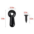 300 Picture Turn Button Fasteners Photo Frame Hardware and 300 Screws for Craft, Hanging, Drawing, Black. 
