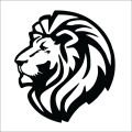 Removable Art Lion Head Animal Wall Decal Vinyl Stickers Home Decoration Art Wall Paper Living Room Decor Wall Sticker. 