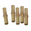 5pcs 8mm Inner Dia Air Gas Straight Hose Pipe Barb Coupler. 