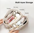 Waterproof Makeup Storage Bag | Makeup Brushes Bag & Toiletries Organizers with Full of Storage | Cosmetic Brush Kit | Make Up Bags Pouch with Zipper For Travelling | Multipurpose Traveling Cosmetic Bags for Women. 