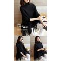 Women Poncho Coat Solid Elegant Pullover Female Jumper Irregular Tassel. 