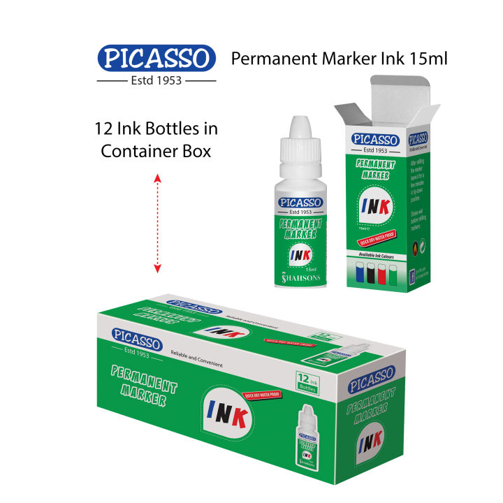 Picasso%20Permanent%20Marker%20INK%2015ml%20Bottle%20(12%20Bottle%20in%20Container%20Box)%20-%20Image%204