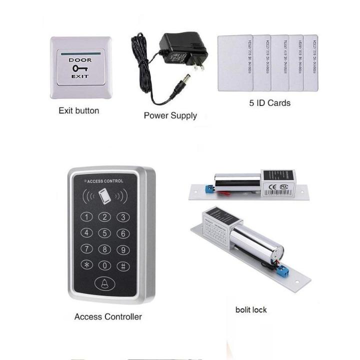 Access Control System Kit Door Access Control RF ID Card PIN Code
